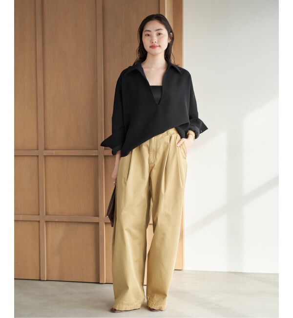 Plage「《追加》GEORGETTE SKIPPER ブラウス」|シャツ・ブラウス|