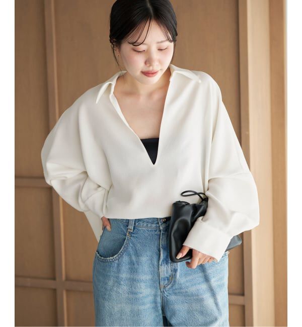 Plage「《追加》GEORGETTE SKIPPER ブラウス」|シャツ・ブラウス|