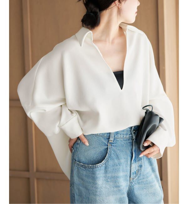 Plage「《追加》GEORGETTE SKIPPER ブラウス」|シャツ・ブラウス|