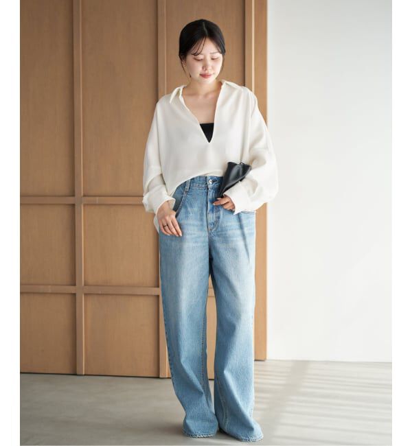 Plage「《追加》GEORGETTE SKIPPER ブラウス」|シャツ・ブラウス|