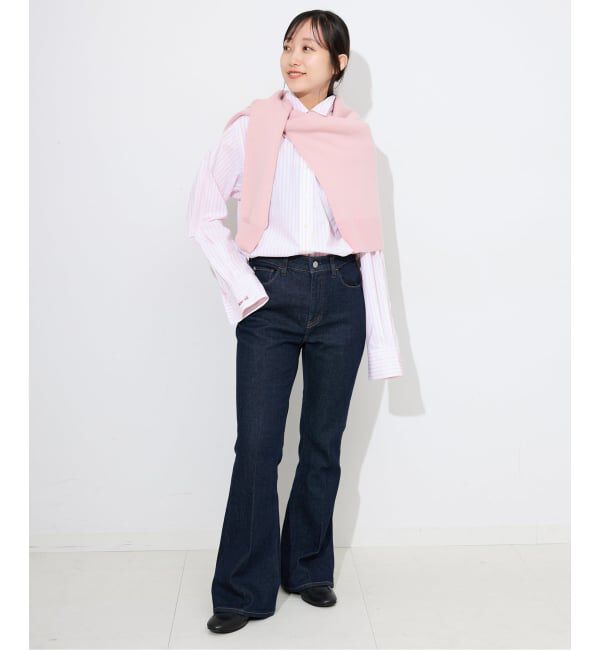 SLOBE IENA「《セットアップ対応可/追加》ウォッシャブルスムース クルーネックプルオーバー」|ニット・セーター|