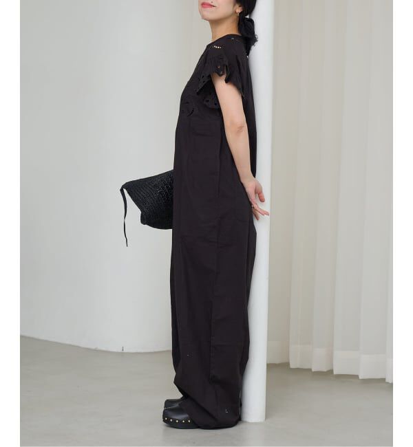 IENA LA BOUCLE「IENA LA BOUCLE カットワークオールインワン」|オールインワン|
