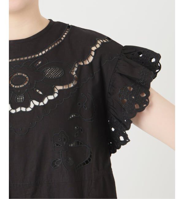 IENA LA BOUCLE「IENA LA BOUCLE カットワークオールインワン」|オールインワン|