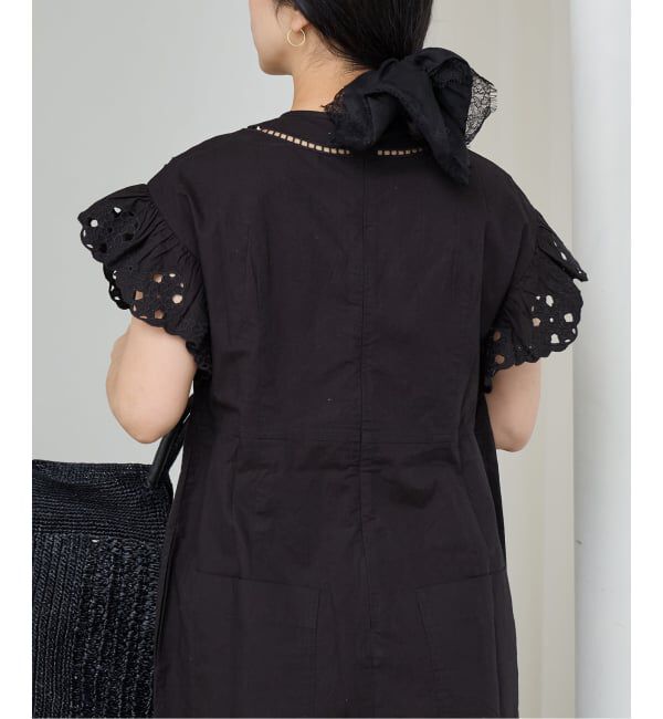 IENA LA BOUCLE「IENA LA BOUCLE カットワークオールインワン」|オールインワン|