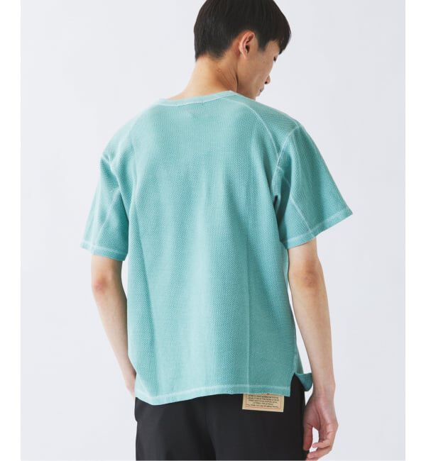 JOURNAL STANDARD relume「《予約》製品染め ワッフル調 ピケ ヘンリーネックTシャツ」|Tシャツ・カットソー|