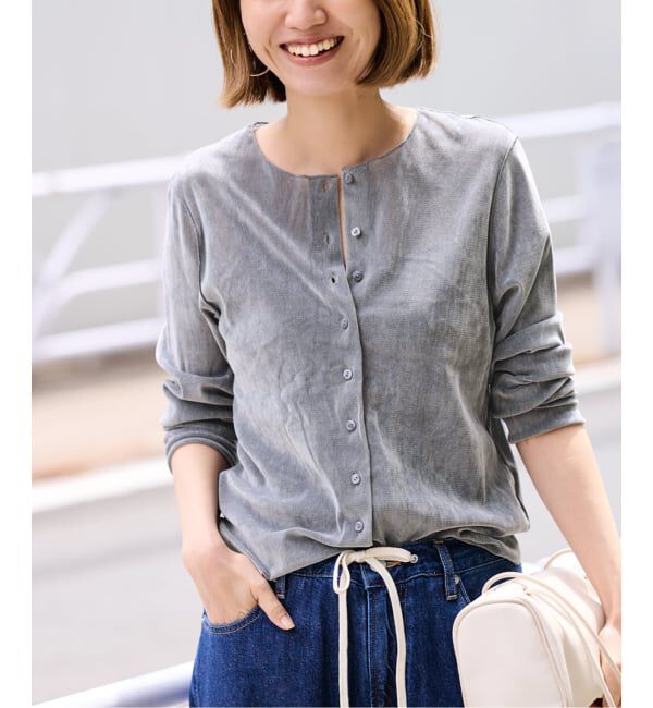 FRAMeWORK「≪新色 / 追加≫チュールフロッキーカーディガン」|Tシャツ・カットソー|