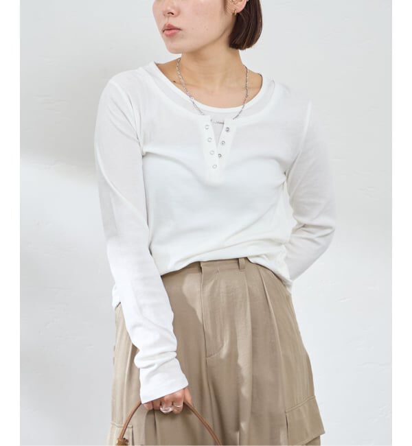 U by SPICK&SPAN「フェイクレイヤードガーゼフライストップス」|Tシャツ・カットソー|