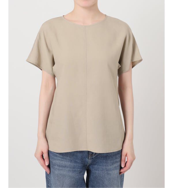 Spick and Span「《セットアップ可》ハイブリッドリネンTブラウス」|シャツ・ブラウス|