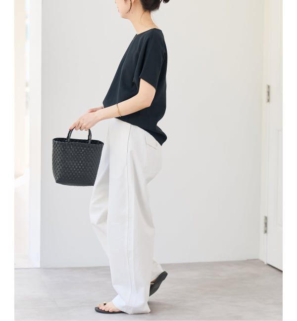 Spick and Span「《セットアップ可》ハイブリッドリネンTブラウス」|シャツ・ブラウス|
