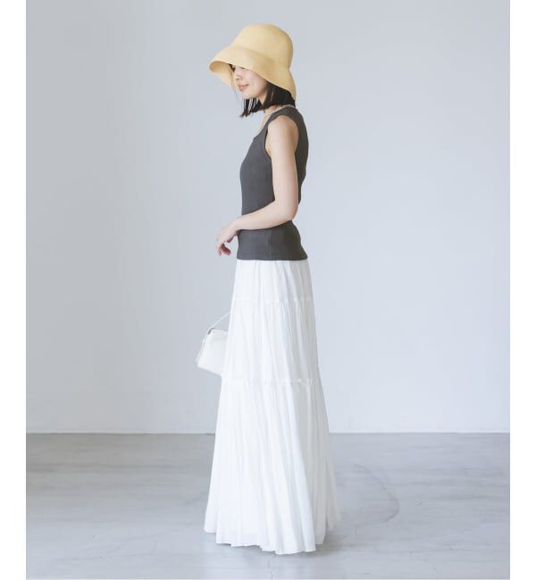 NOBLE「《アンサンブル対応》MAISON CORNICHON/メゾン コルニション Square Tank TOP」|タンクトップ|