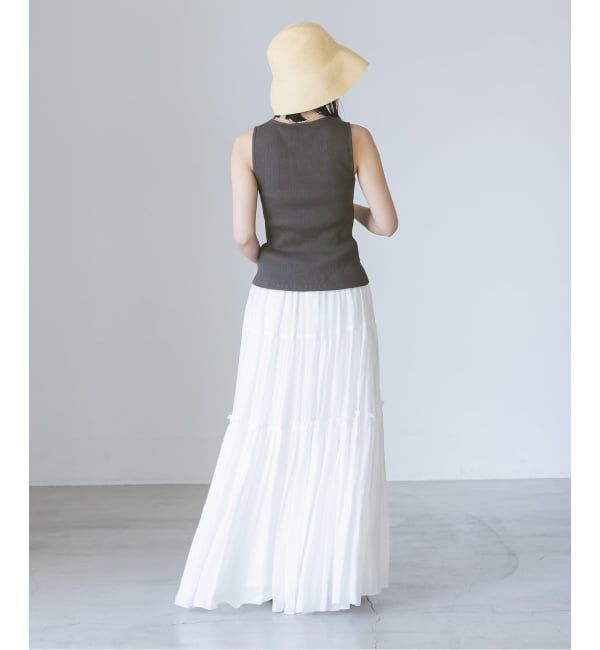 NOBLE「《アンサンブル対応》MAISON CORNICHON/メゾン コルニション Square Tank TOP」|タンクトップ|