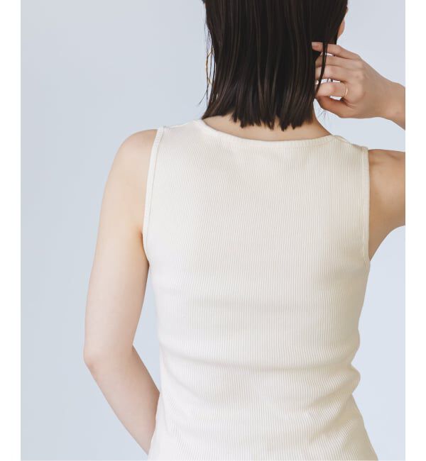 NOBLE「《アンサンブル対応》MAISON CORNICHON/メゾン コルニション Square Tank TOP」|タンクトップ|