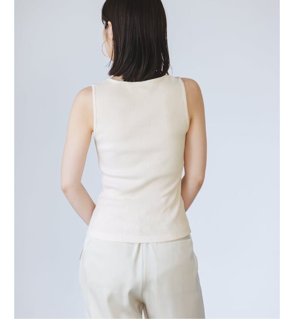 NOBLE「《アンサンブル対応》MAISON CORNICHON/メゾン コルニション Square Tank TOP」|タンクトップ|