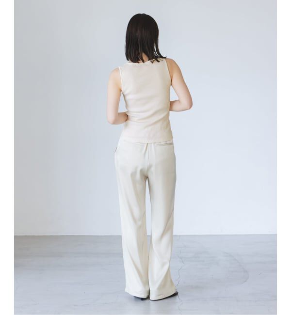 NOBLE「《アンサンブル対応》MAISON CORNICHON/メゾン コルニション Square Tank TOP」|タンクトップ|