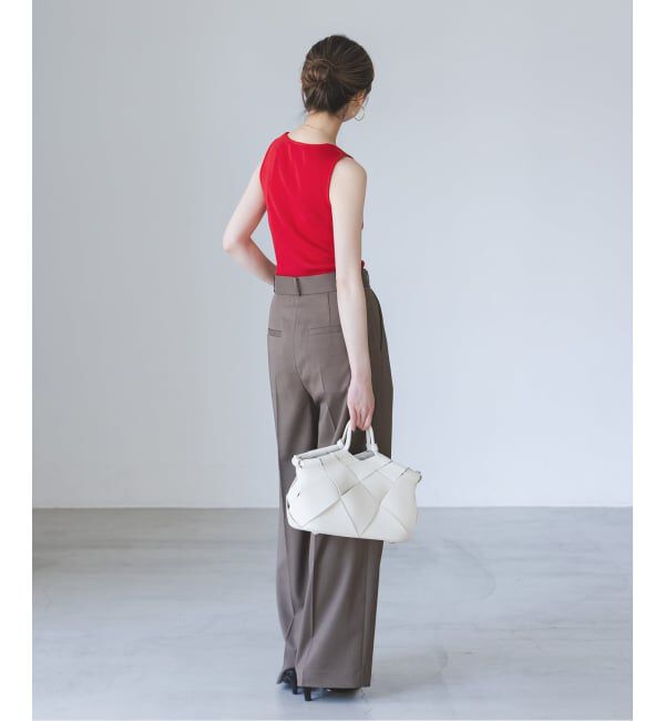 NOBLE「《アンサンブル対応》MAISON CORNICHON/メゾン コルニション Square Tank TOP」|タンクトップ|