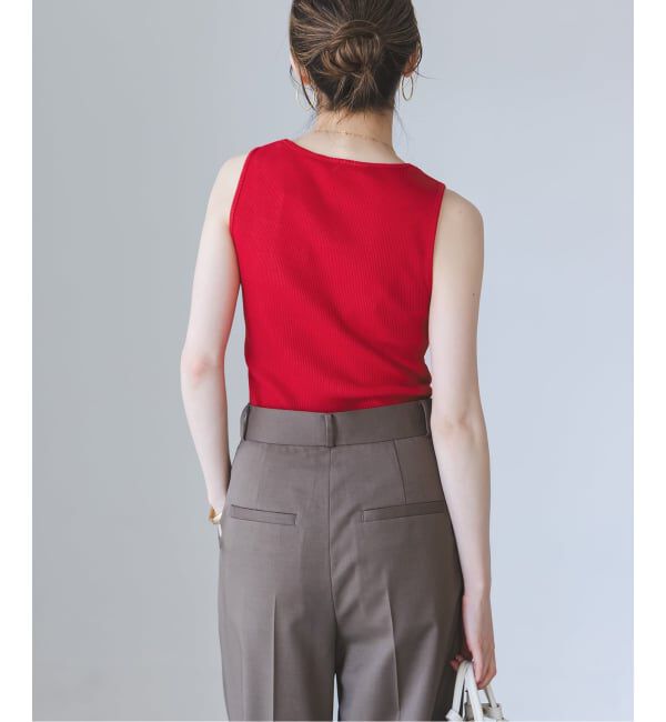 NOBLE「《アンサンブル対応》MAISON CORNICHON/メゾン コルニション Square Tank TOP」|タンクトップ|