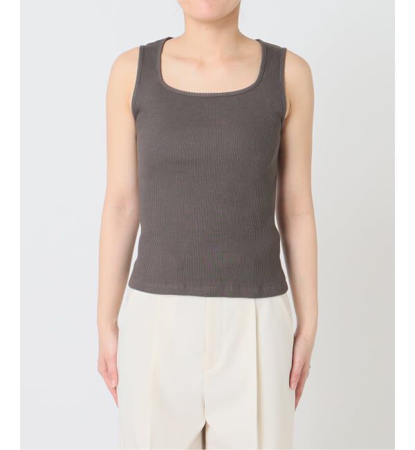 NOBLE「《アンサンブル対応》MAISON CORNICHON/メゾン コルニション Square Tank TOP」|タンクトップ|
