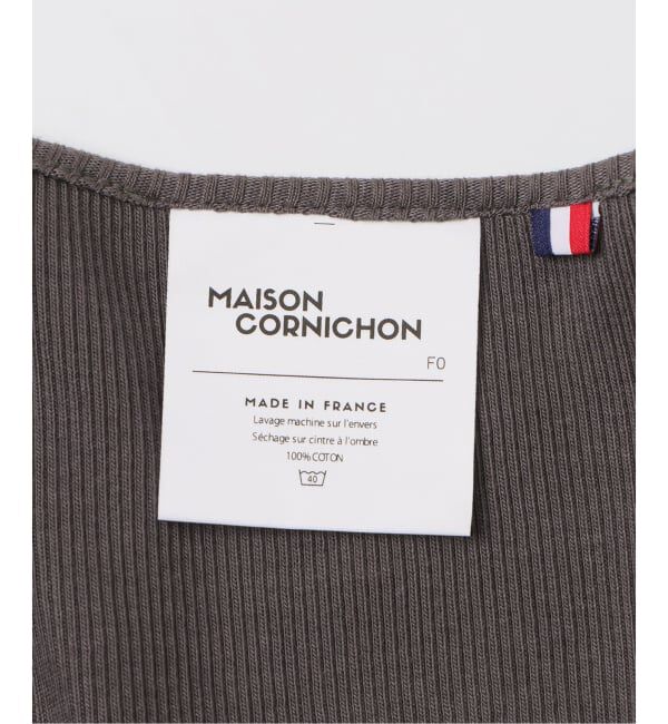 NOBLE「《アンサンブル対応》MAISON CORNICHON/メゾン コルニション Square Tank TOP」|タンクトップ|