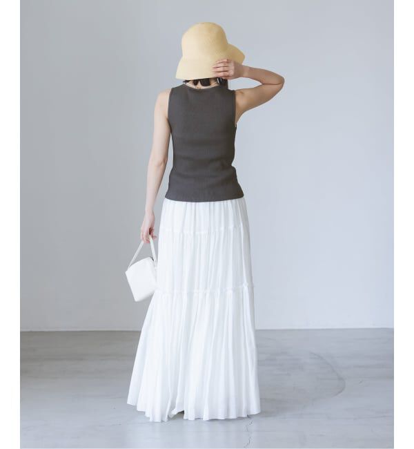 NOBLE「《アンサンブル対応》MAISON CORNICHON/メゾン コルニション Square Tank TOP」|タンクトップ|