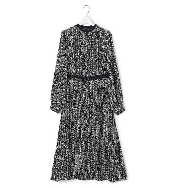 23区「【吸水速乾/UVケア/防シワ性】シャドージオメトリックプリント ワンピース」|ワンピース|