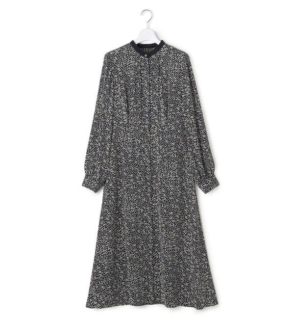 23区「【吸水速乾/UVケア/防シワ性】シャドージオメトリックプリント ワンピース」|ワンピース|