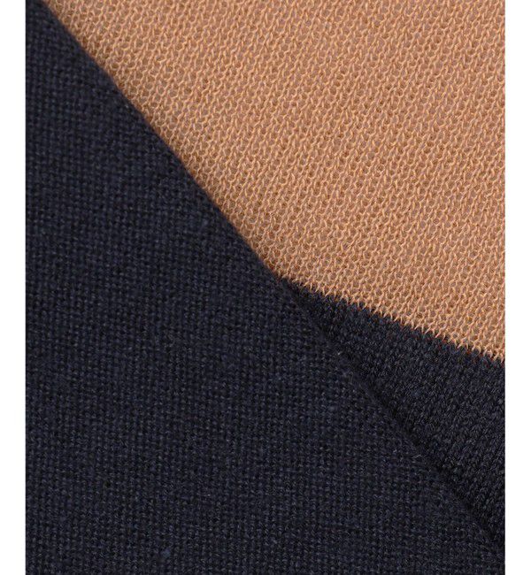 BEIGE,「【洗える】CARNOT / バイカラーニット」|ニット・セーター|