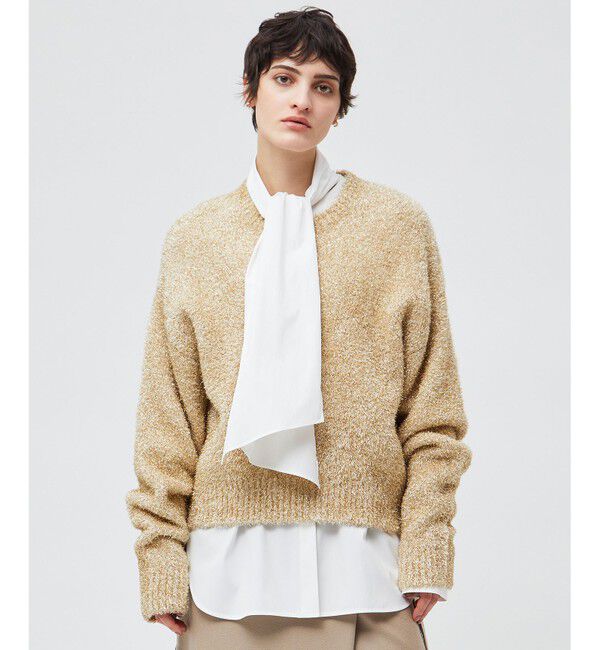 BEIGE,「【洗える】CROIX / コットンボウタイブラウス」|シャツ・ブラウス|White
