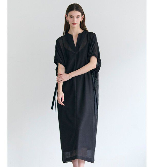 BEIGE,「LIATRIS / ドロスト Iラインドレス」|ワンピース|Black