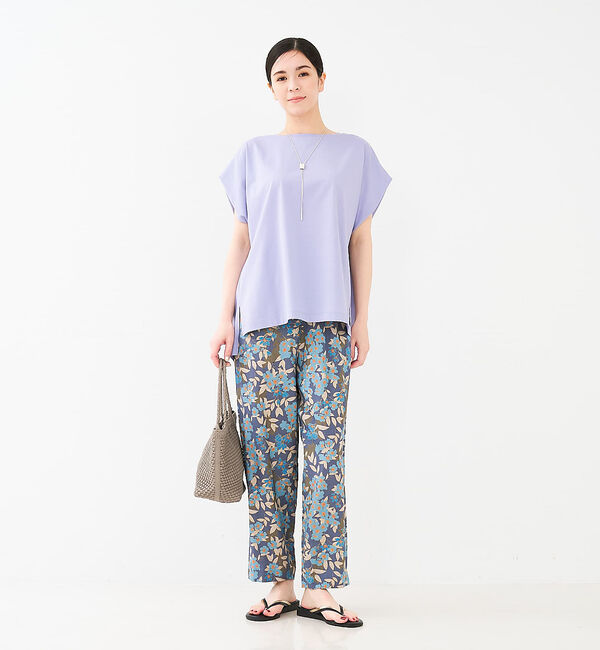 collex「【接触冷感・UVカット】コンパクトクールフレンチスリーブチュニック」|Tシャツ・カットソー|