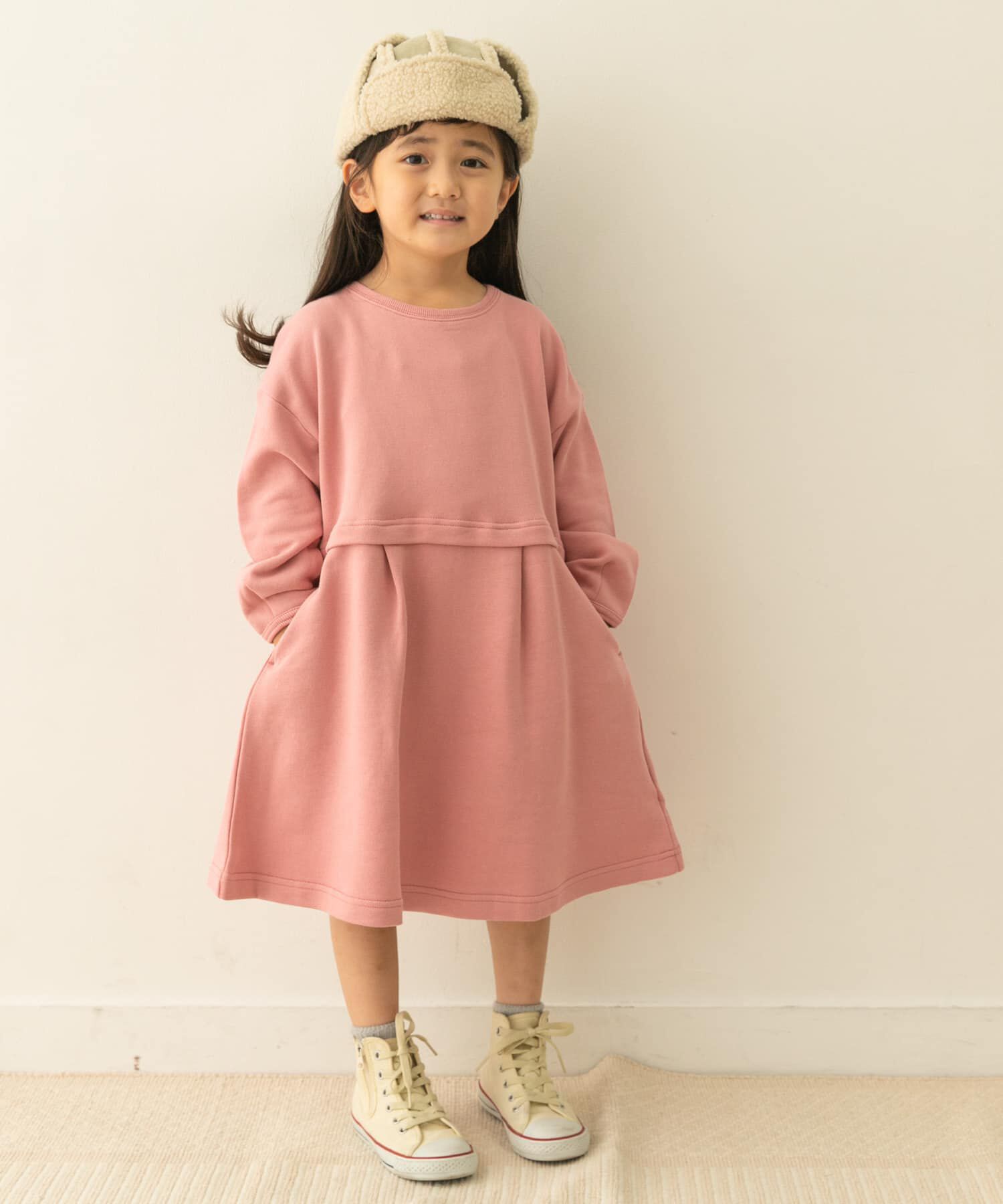 URBAN RESEARCH DOORS「裏毛セットアップ風ワンピース(KIDS)」|ワンピース|