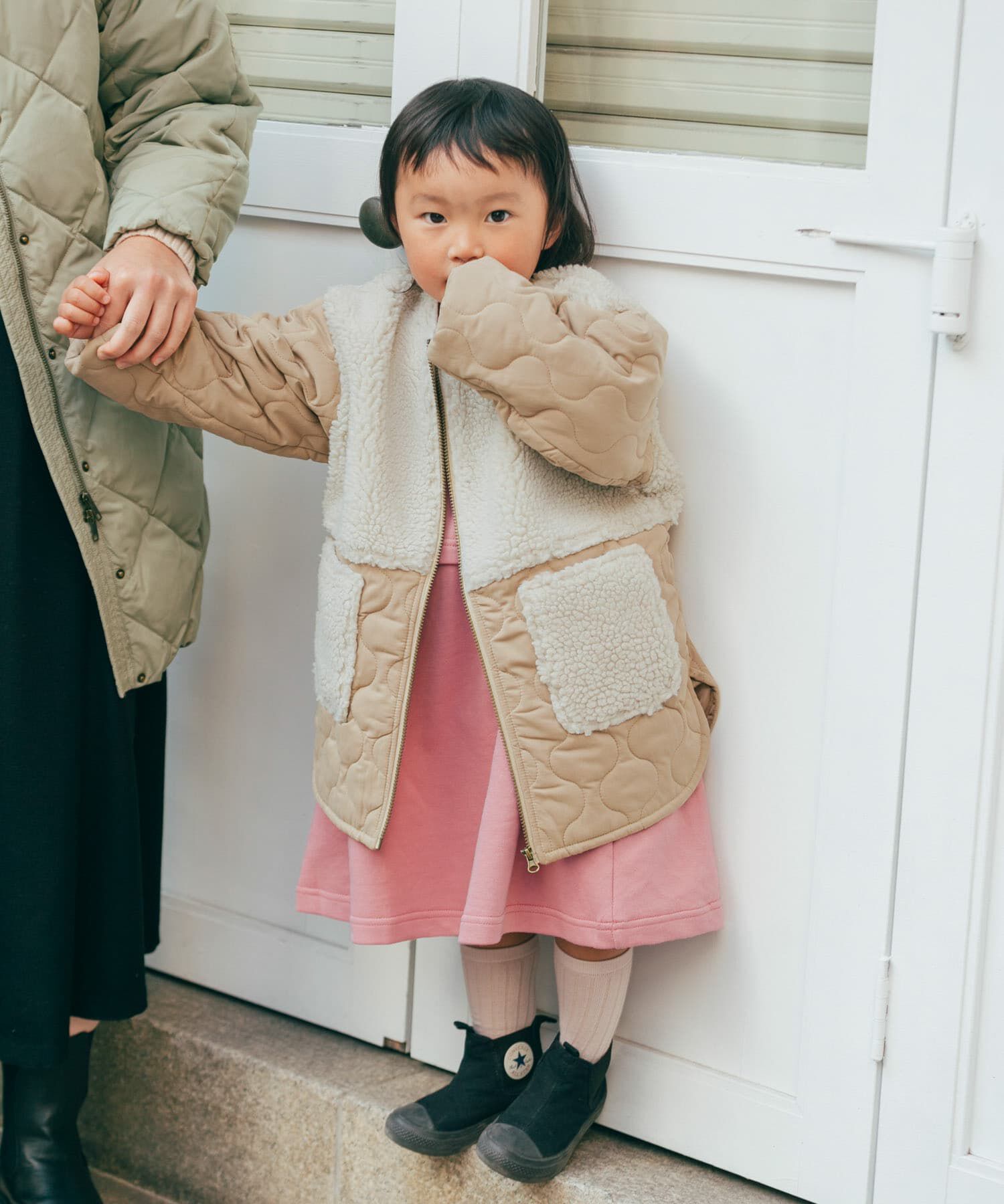 URBAN RESEARCH DOORS「裏毛セットアップ風ワンピース(KIDS)」|ワンピース|
