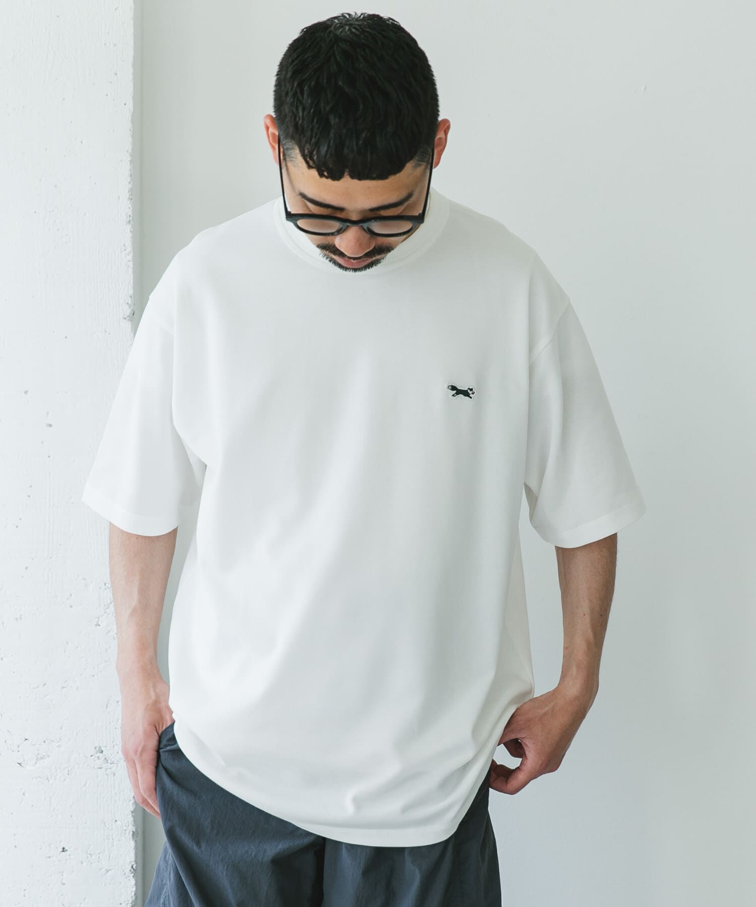 URBAN RESEARCH DOORS「『XLサイズ/WEB限定』『別注』PENNEYS&times;DOORS　THEFOX 鹿の子ショートスリーブT」|Tシャツ・カットソー|