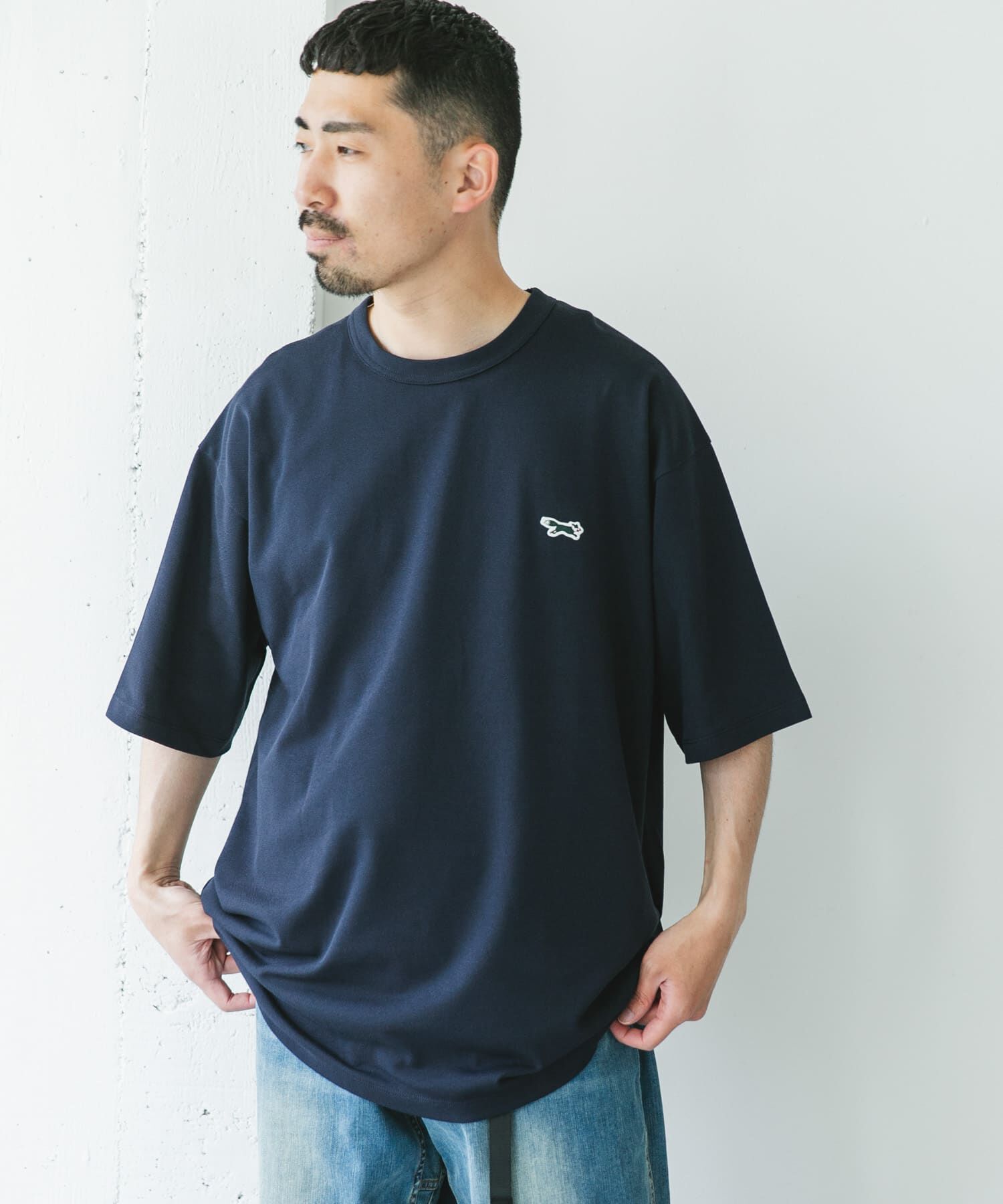 URBAN RESEARCH DOORS「『XLサイズ/WEB限定』『別注』PENNEYS&times;DOORS　THEFOX 鹿の子ショートスリーブT」|Tシャツ・カットソー|
