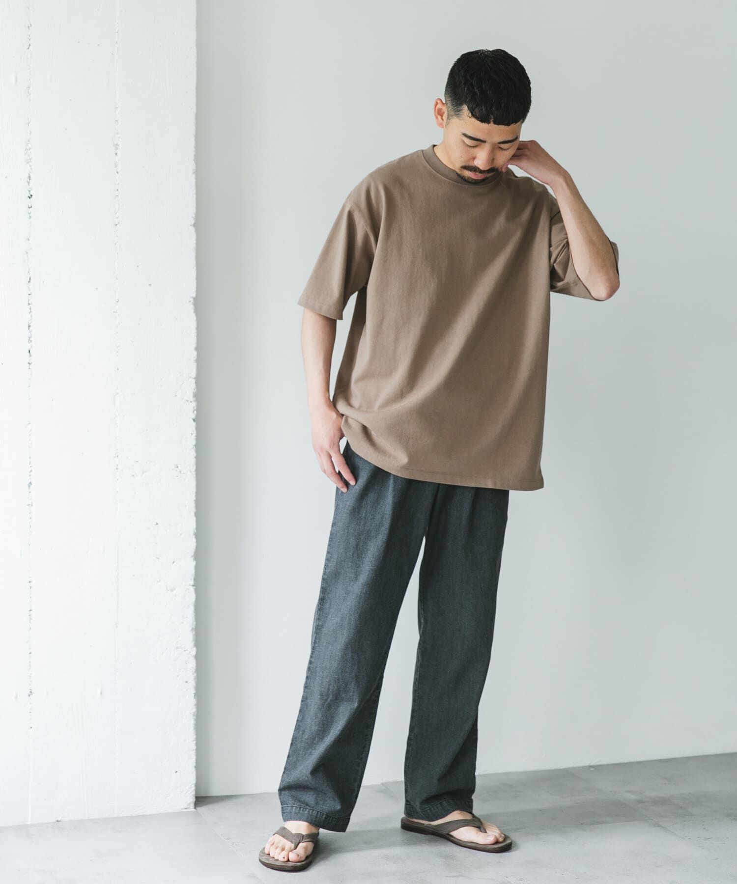 URBAN RESEARCH DOORS「10オンス クルーネックショートスリーブTシャツ」|Tシャツ・カットソー|