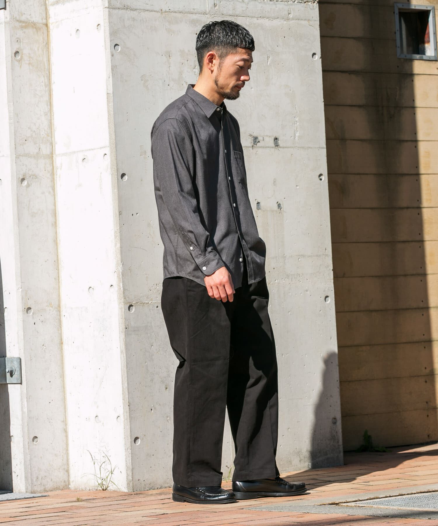 URBAN RESEARCH ROSSO「『蓄熱 / XLサイズあり』アーバンリラックスサーモネルレギュラーシャツ」|シャツ・ブラウス|