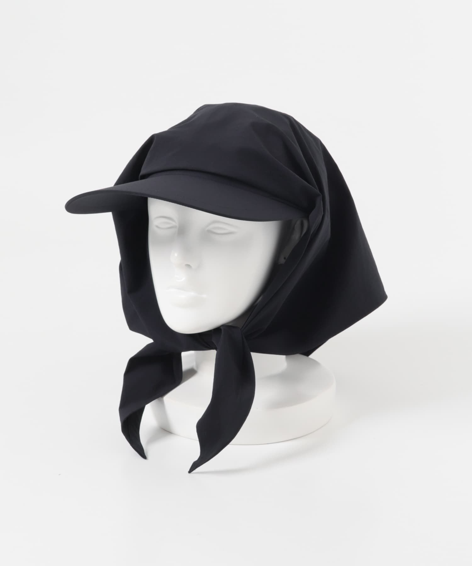 URBAN RESEARCH DOORS「KIJIMA TAKAYUKI　DETACHABLE SCARF CAP」|キャップ・キャスケット|ブラック