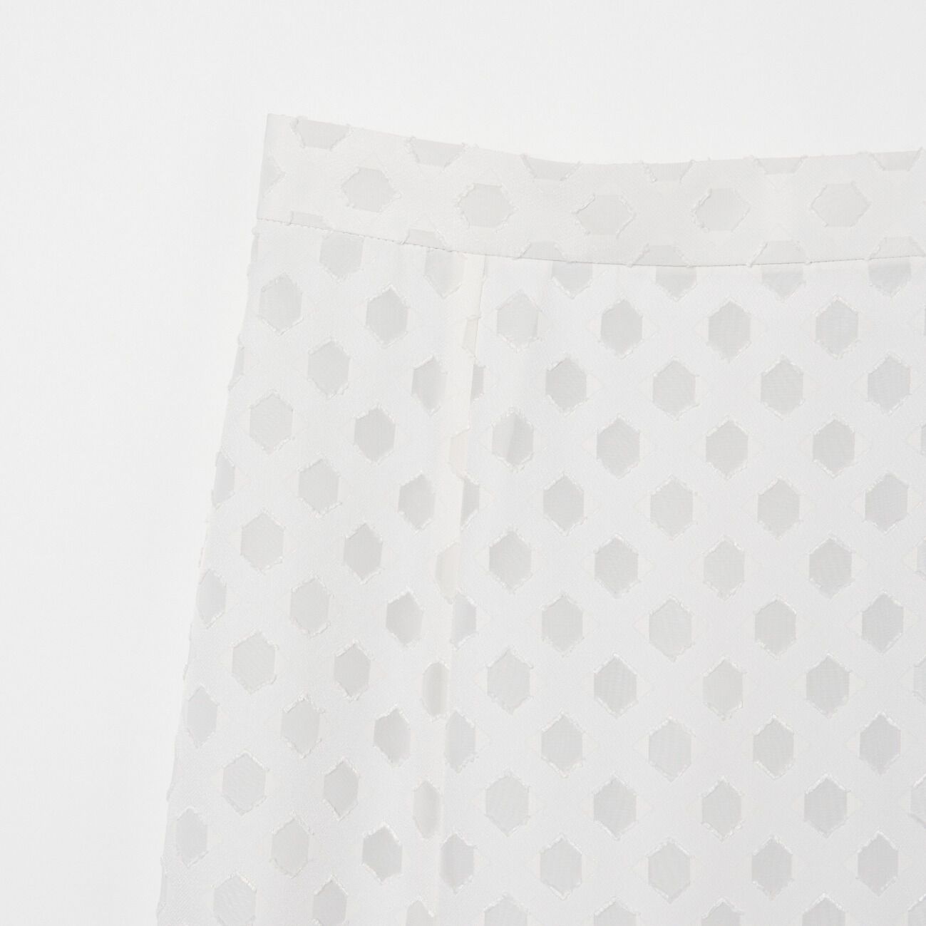 HELIOPOLE「HELIOPOLE CHIFFON CUT JACQUARD SK」|スカート|