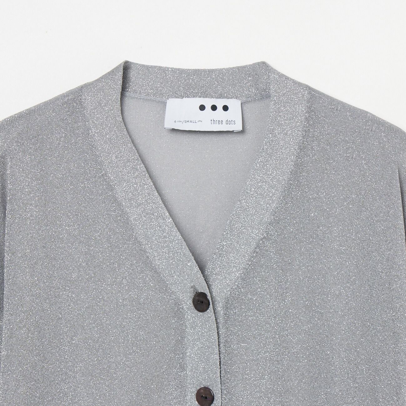  「three dots HALF SLEEVE CARDIGAN」|ニット・セーター|