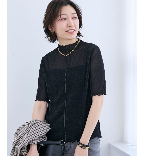  「《WEB限定アイテム》メロウシアーハイネックトップス」|Tシャツ・カットソー|
