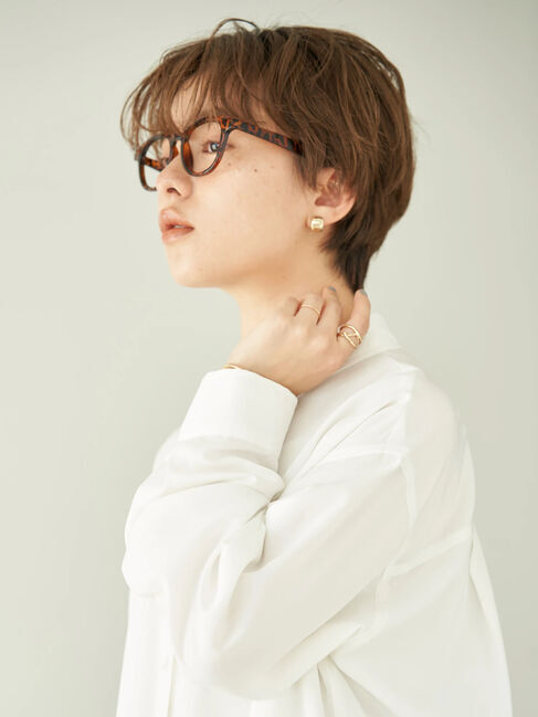 earth music&ecology「微起毛シャツチュニック」|チュニック|