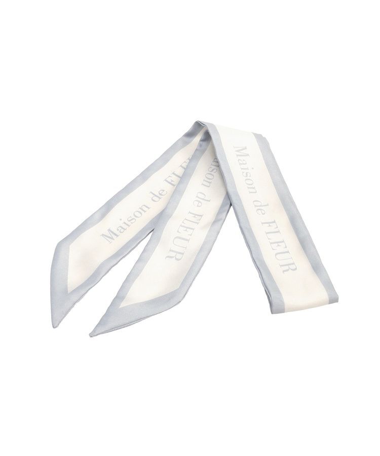 Maison de FLEUR「スカーフ付きリボンキルティング2Wayスクエアトート」|ハンドバッグ|