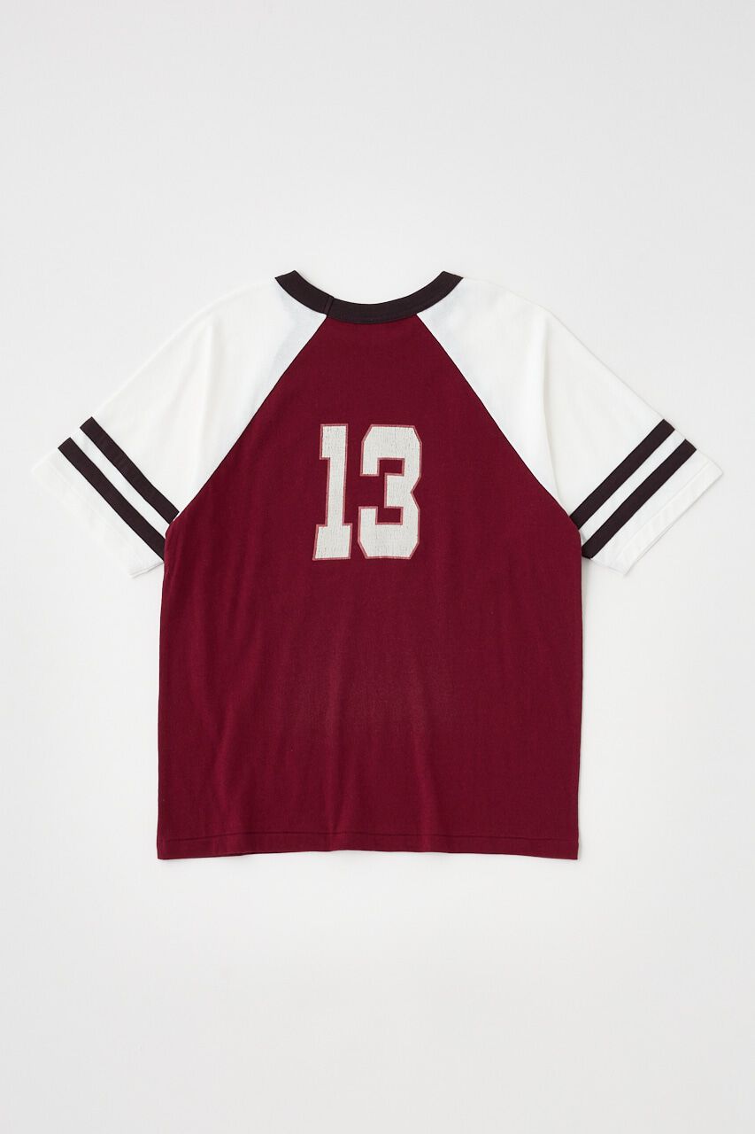 MOUSSY「WHEELERS ラグラン TEE」|Tシャツ・カットソー|