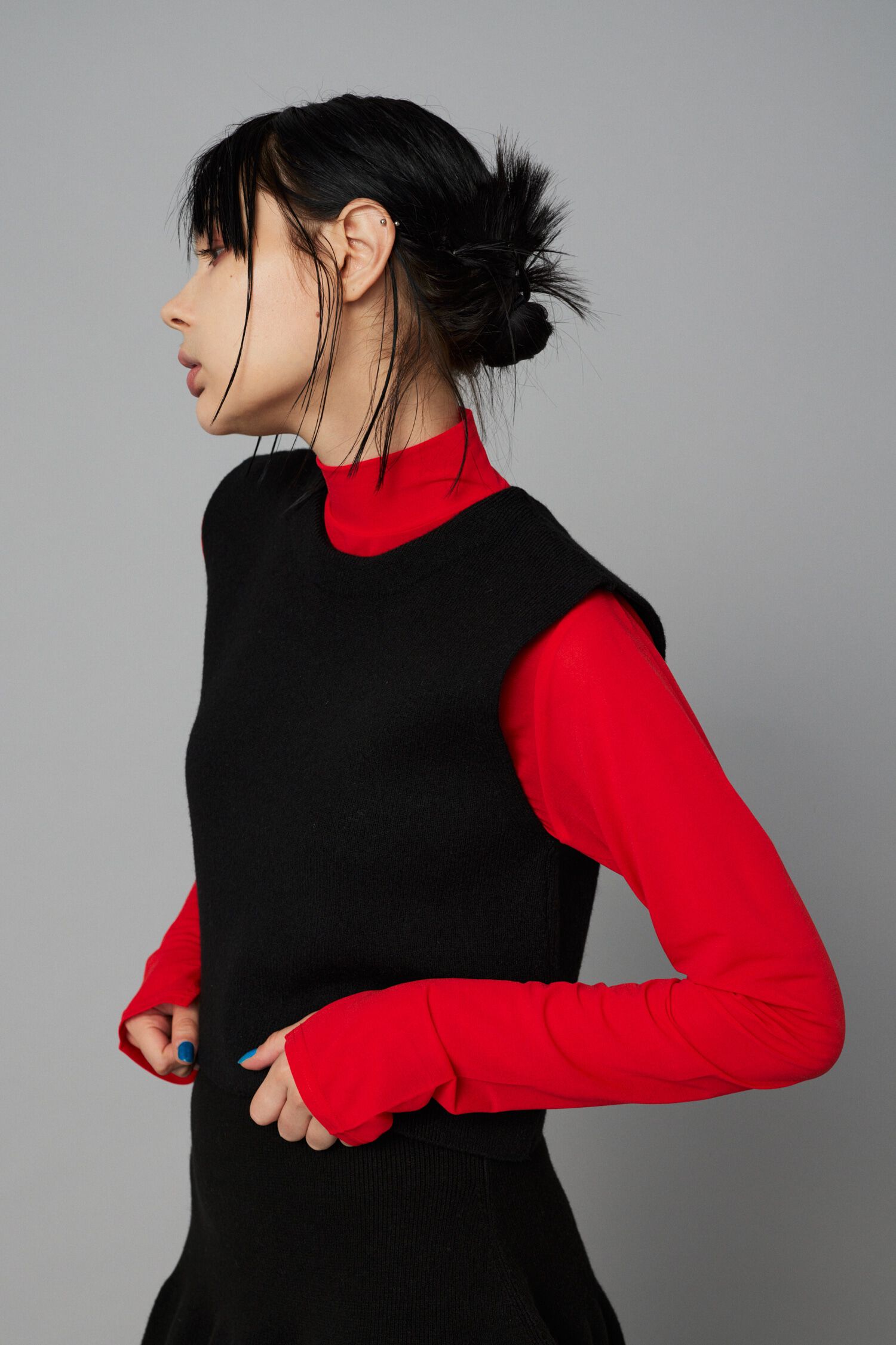 HeRIN.CYE「2way knit vest」|ニット・セーター|