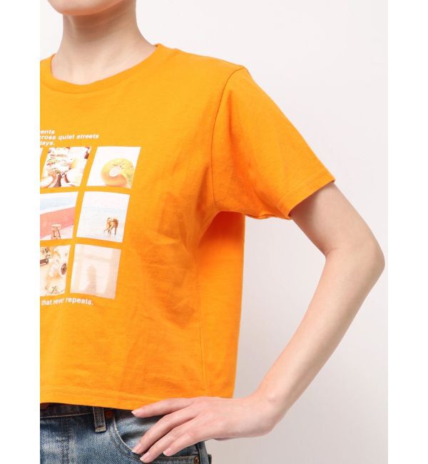 Ungrid「フォトプリントコンパクトTee」|Tシャツ・カットソー|