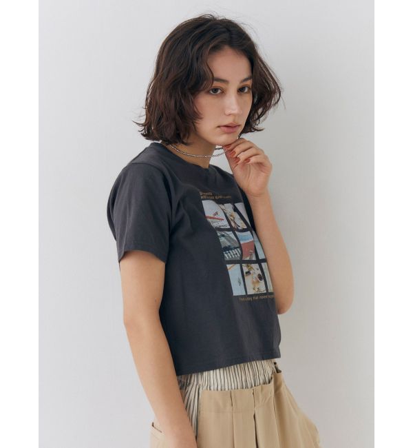 Ungrid「フォトプリントコンパクトTee」|Tシャツ・カットソー|
