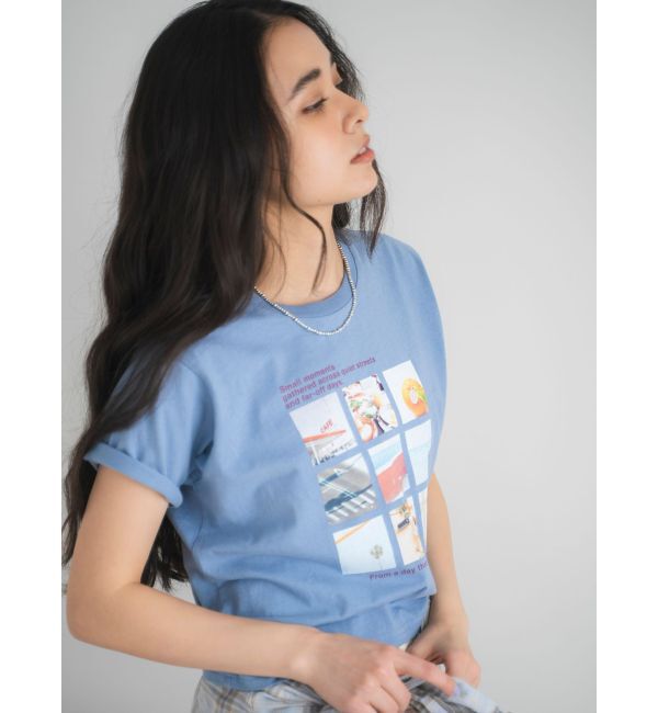 Ungrid「フォトプリントコンパクトTee」|Tシャツ・カットソー|