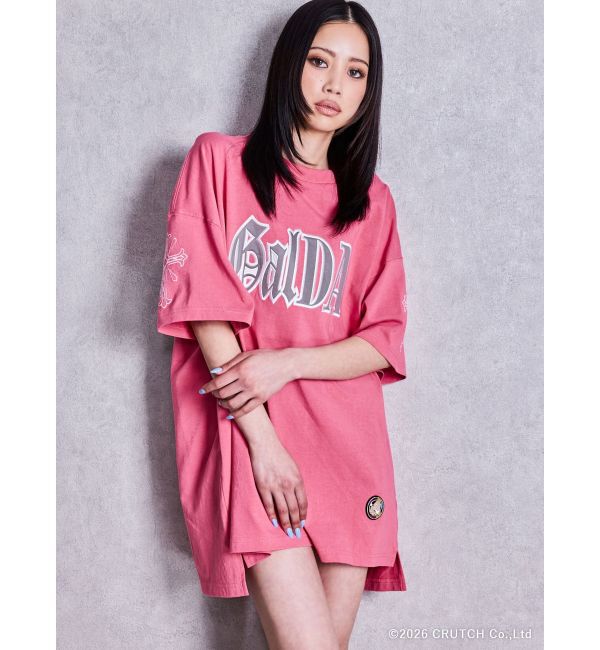 GYDA「GYDA&times;GALFY BACK LOGO BIG Tシャツ」|Tシャツ・カットソー|