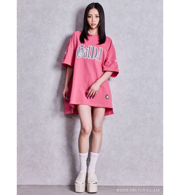 GYDA「GYDA&times;GALFY BACK LOGO BIG Tシャツ」|Tシャツ・カットソー|