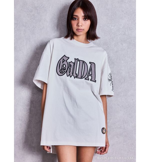 GYDA「GYDA&times;GALFY BACK LOGO BIG Tシャツ」|Tシャツ・カットソー|