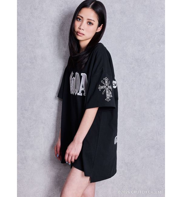 GYDA「GYDA&times;GALFY BACK LOGO BIG Tシャツ」|Tシャツ・カットソー|